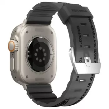 SKINARMA Shokku jermen za Apple Watch 49/46/45/44mm - Smoke