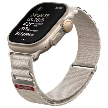 Skinarma Kobu jermen za Apple Watch 49/46/45/44mm, Ivory