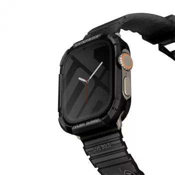 SKINARMA Kurono ovitek za Apple Watch Ultra 49mm, črn