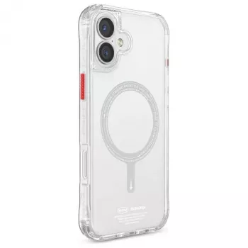 SKINARMA Saido ovitek za iPhone 16 Plus 6,7 inch z magnetnim polnjenjem prosojen