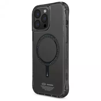 Skinarma Saido ovitek za iPhone 16 Pro Max 6,9 inch, magnetno polnjenje, črn