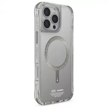SKINARMA Saido ovitek za iPhone 16 Pro Max 6,9 inch, magnetno polnjenje, titan