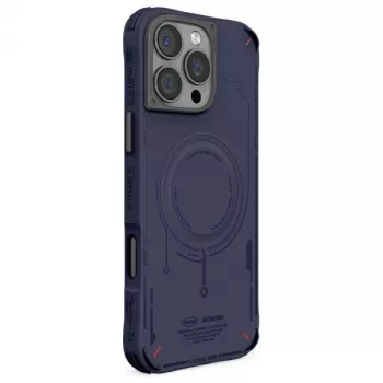 SKINARMA Mecha ovitek za iPhone 16 Pro 6,3 inch magnetno polnjenje Navy