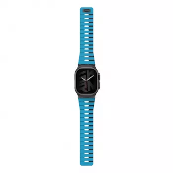 SKINARMA Gemini pašček za Apple Watch 49/46/45/44 mm moder