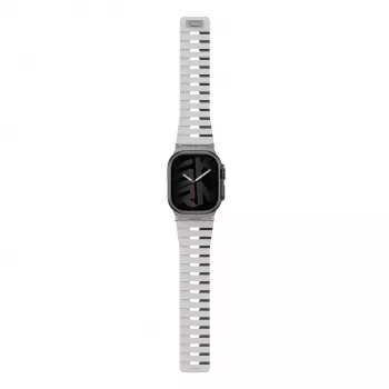 Skinarma Gemini pašček za Apple Watch 49/46/45/44 mm Chalk