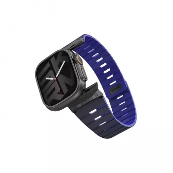Skinarma Gemini pašček za Apple Watch 49/46/45/44 mm Navy Blue