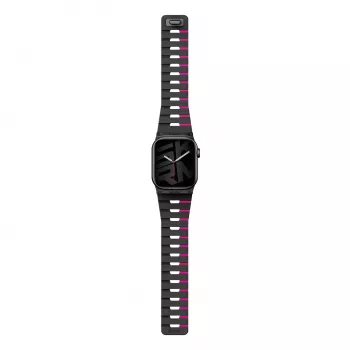 Skinarma Gemini pašček za Apple Watch 42/41/40 mm Midnight