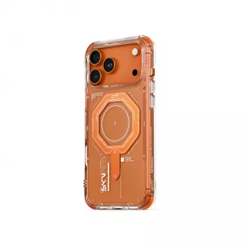 Skinarma Magma magnetni ovitek za Apple iPhone 17 Pro – oranžna