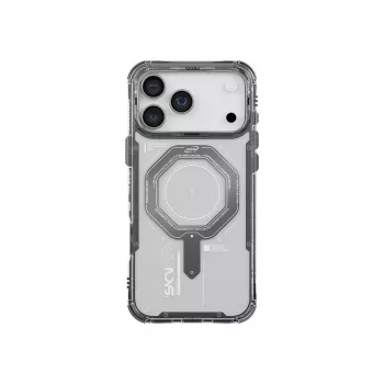 SKINARMA Magma ovitek za iPhone 17 Pro Max Magnetic Charging, grafitna