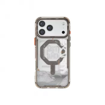 SKINARMA Sonix ovitek z magnetnim obročem Mag-Charge za Apple iPhone 17 Pro, Stone (SK-2025IPP6.3-SONIX-STN)