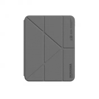Skinarma Zeta folio ovitek za iPad 11 (A16, 2025) / iPad 10,9 inch (10. generacija, 2022) – siva