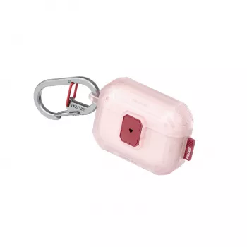 SKINARMA Mecha LE ovitek s klikom in karabinom za Apple AirPods Pro 3, roza (SK-APP3MECLE-FBLH)