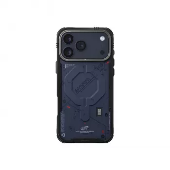 SKINARMA Vigor ovitek z magnetnim obročem Mag-Charge za Apple iPhone 17 Pro Max, mornarsko modra (SK-IP17PM-VGR-BLU)