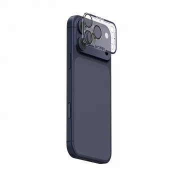 Skinarma Magma popolnoma mat zaščita za leče fotoaparata za iPhone 17 Pro, modra