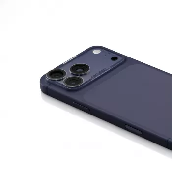 Skinarma Magma popolnoma mat zaščita za leče fotoaparata za iPhone 17 Pro, modra