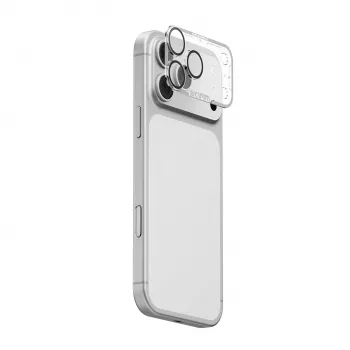 Skinarma Magma popolnoma mat zaščita za leče fotoaparata za iPhone 17 Pro, siva