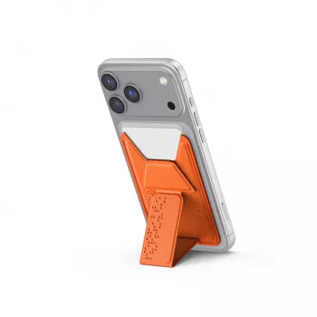 SKINARMA Kado Haxa magnetno držalo za kartice s stojalom, oranžno