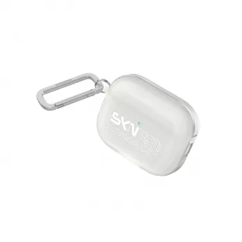 SKINARMA Kinzoku ovitek s karabinom za Apple AirPods Pro 3, mlečno prosojen (SK-APP3KIN-FROST)