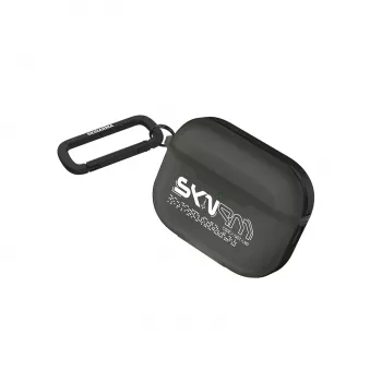 SKINARMA Kinzoku ovitek s karabinom za Apple AirPods Pro 3, dimno siva (SK-APP3KIN-SMOKE)