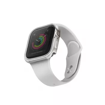 UNIQ Valencia etui za Apple Watch Series 4/5/6/SE/SE3 40mm – titan srebrn