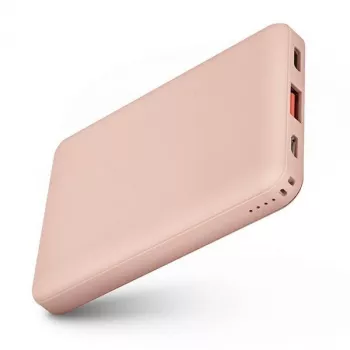 UNIQ prenosna baterija Fuele mini 8000mAh USB-C 18W PD Fast Charge roza