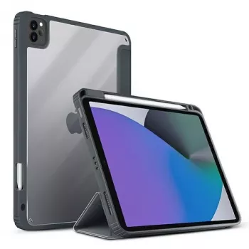 UNIQ Moven ovitek za iPad Pro 11 (2021/2020) in iPad Air 10,9 (2022/2020) z antimikrobno zaščito – antracitno siva