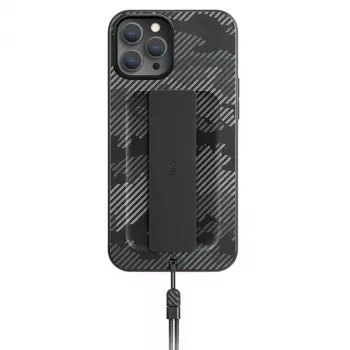 UNIQ Heldro ovitek za iPhone 12 Pro Max 6,7 inch Charcoal Camo Antimicrobial
