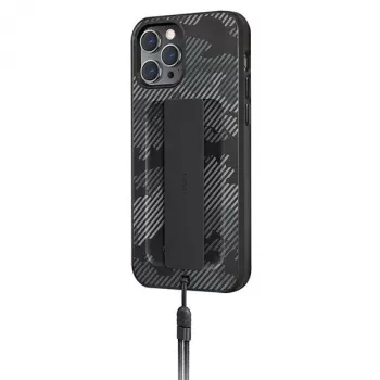 UNIQ Heldro ovitek za iPhone 12 Pro Max 6,7 inch Charcoal Camo Antimicrobial