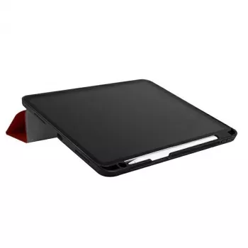 UNIQ Transforma Folio ovitek za iPad Pro 11 inch (2021/2020) in iPad Air 10,9 inch (2022/2020) z antimikrobno zaščito, koralno rdeča