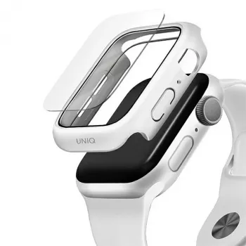 UNIQ Nautic zaščitni ovitek za Apple Watch Series 4/5/6/SE/SE3 44mm bel
