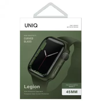 UNIQ Legion zaščitni ovitek za Apple Watch Series 7/8/9 45mm, zelen
