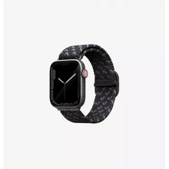 UNIQ Aspen Braided Solo Loop pas za uro za Apple Watch 38/40/41mm Series 1-9/SE/SE2/SE3 – Citrus Pink