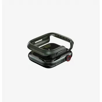UNIQ Valencia ovitek za Apple Watch Series 4/5/6/7/8/9/SE/SE2/SE3 45/44mm, zelen