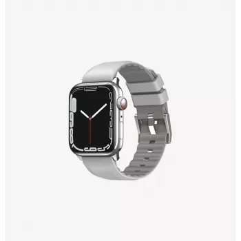 UNIQ Linus Airosoft silikonski pas za Apple Watch 38/40/41mm, Chalk Grey