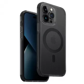 UNIQ Combat ovitek za iPhone 14 Pro 6,1 inch MagClick Charging Concrete Charcoal