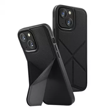 UNIQ Transforma ovitek za iPhone 14 Plus / 15 Plus 6,7 inch, Magclick polnjenje, Ebony Black