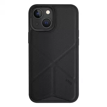 UNIQ Transforma ovitek za iPhone 14 Plus / 15 Plus 6,7 inch, Magclick polnjenje, Ebony Black