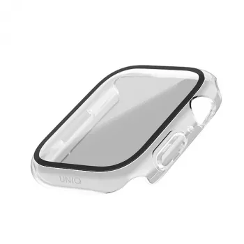 UNIQ Nautic ovitek za Apple Watch Series 7/8/9 41mm, Clear/Dove