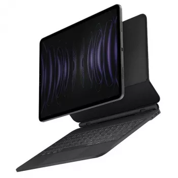 UNIQ Venno Magnetic pametna tipkovnica z ovitkom za iPad Pro 11 (2022/2021) in iPad Air 10.9 (2022/2020) - Ebony Black