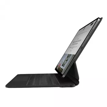 UNIQ Venno Magnetic pametna tipkovnica z ovitkom za iPad Pro 11 (2022/2021) in iPad Air 10.9 (2022/2020) - Ebony Black