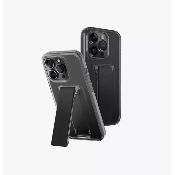 UNIQ Heldro Mount ovitek s stojalom za Apple iPhone 15 Pro Max 6,7 inch - Vapour Smoke