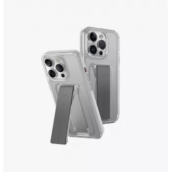 UNIQ Heldro Mount ovitek s stojalom za Apple iPhone 15 Pro Max 6,7 inch - Vapour Smoke