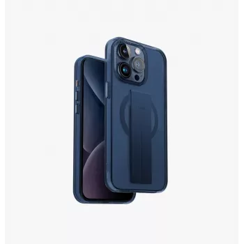 UNIQ Heldro Mag ovitek za iPhone 15 Pro 6,1 inch s polnjenjem MagClick Ultramarin Tiefblau