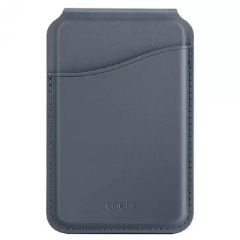 UNIQ Coehl Esme magnetna denarnica z ogledalom in stojalom za Apple iPhone 15 Pro Max, safirno modra
