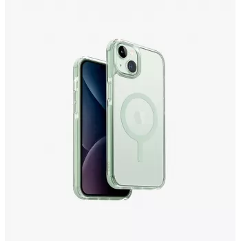 UNIQ Combat ovitek za iPhone 15 Plus / 14 Plus 6,7 inch s polnjenjem MagClick hladno mint