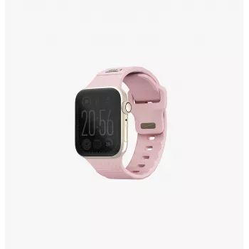 UNIQ Stride pašček za Apple Watch 38/40/41mm FKM guma bledo roza