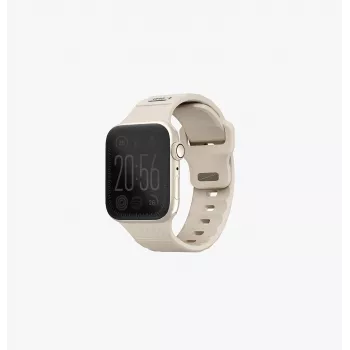 UNIQ Stride pašček za Apple Watch Series 1/2/3/4/5/6/7/8/9/SE/SE2/SE3 38/40/41mm FKM gumijast pašček kaki/blago kaki