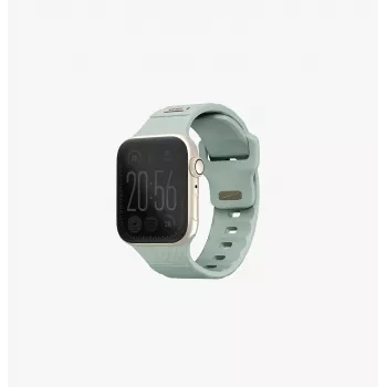 UNIQ Stride pašček za Apple Watch Series 1/2/3/4/5/6/7/8/9/SE/SE2/SE3 38/40/41mm FKM gumijast pašček ledeniško zelena
