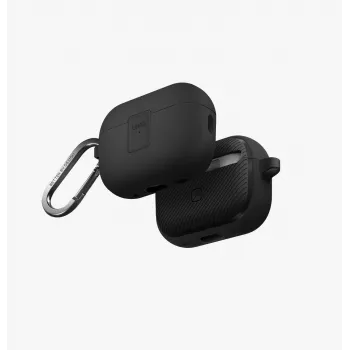 UNIQ Clyde Lock ovitek za AirPods Pro 2 (2022/2023) - oglje/temno siva