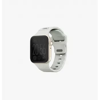 UNIQ Stride SE Apple Watch 42/41/40mm FKM gumeni pas lume polnočno zelena
